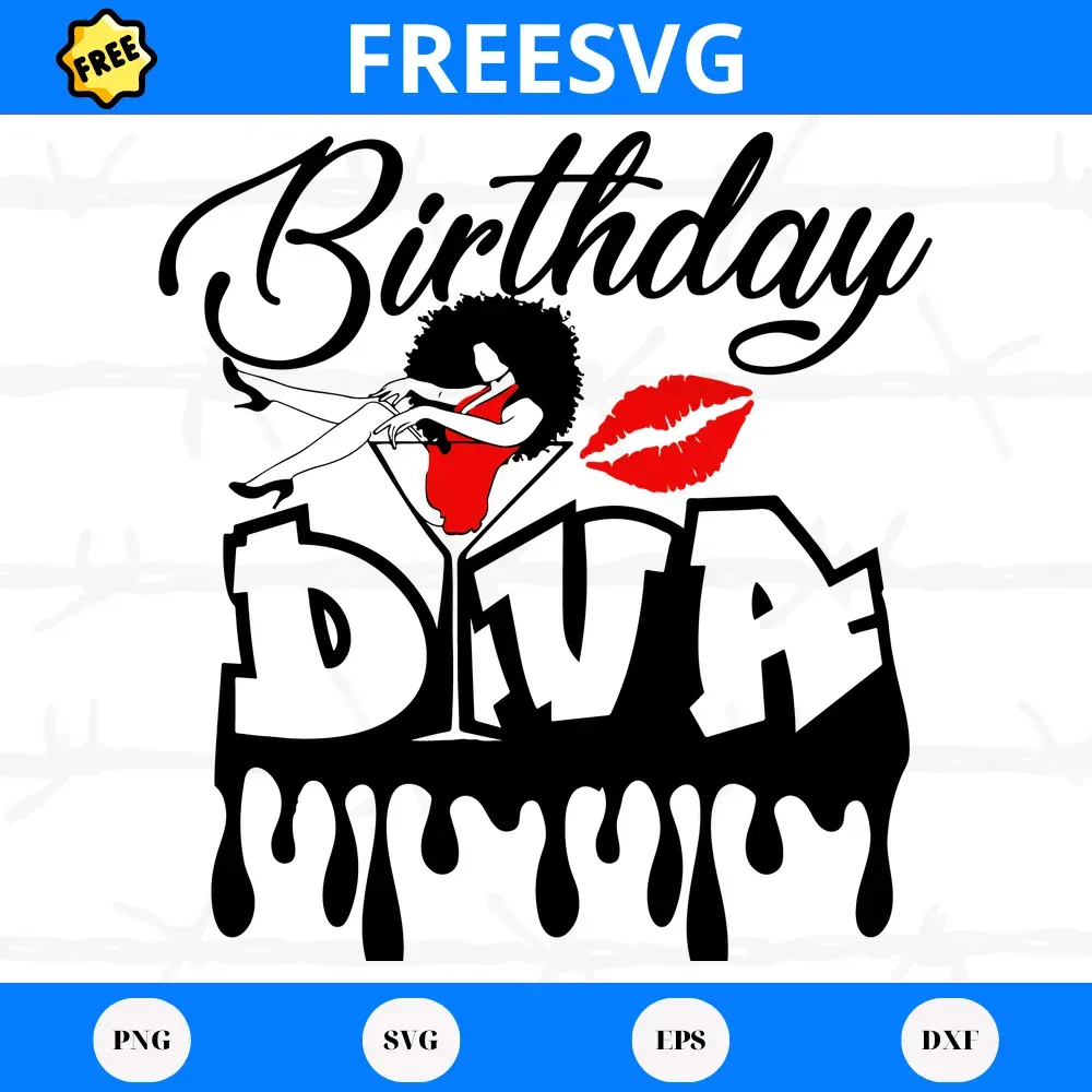 Birthday Diva, Free Svg Files For Vinyl - freesvg.us