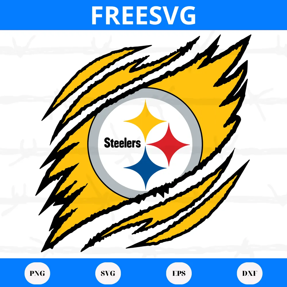 Pittsburgh Steelers Logo, Svg Png Dxf Eps - freesvg.us